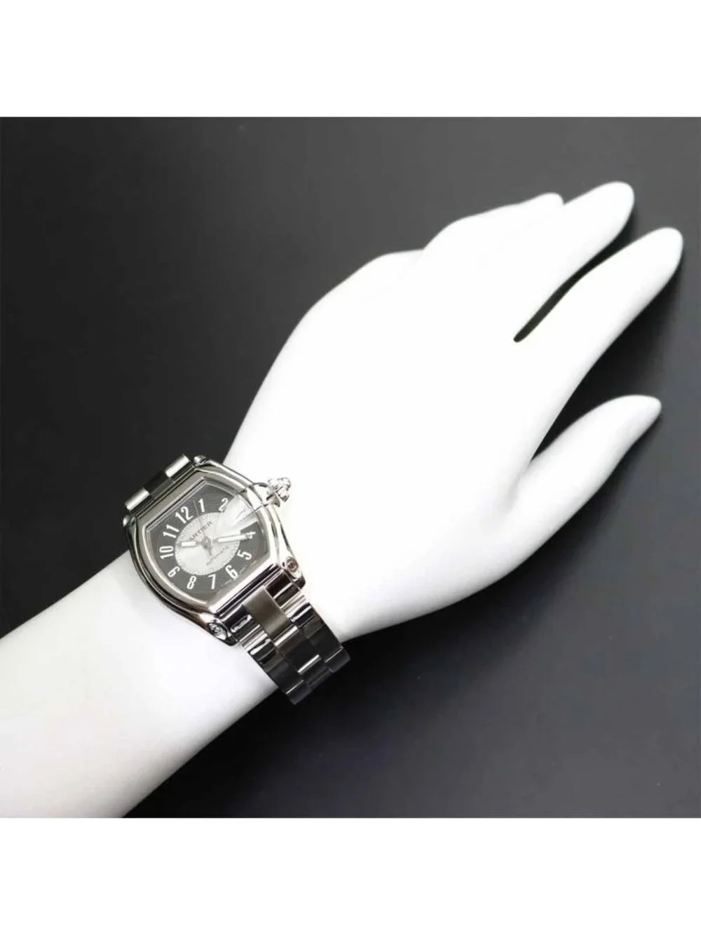 Cartier Roadster LM Watch Date Gray Automatic Winding